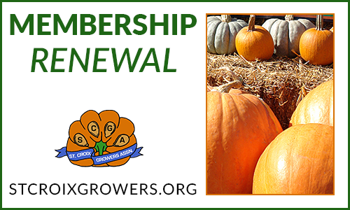 Membership Renewal: St. Croix Pumpkin Grower's Association